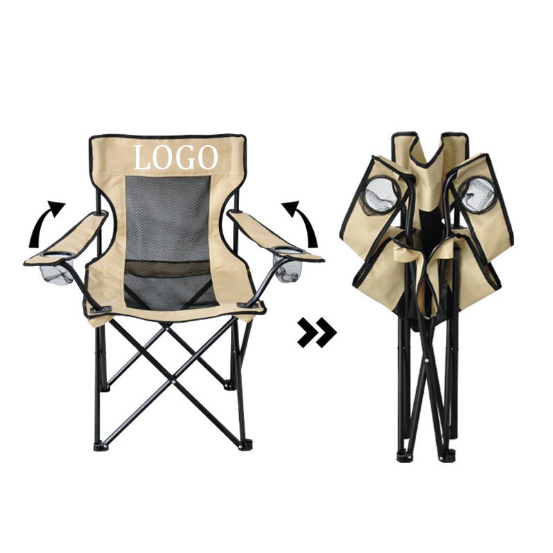 Portable Folding Chair with Cup Holders