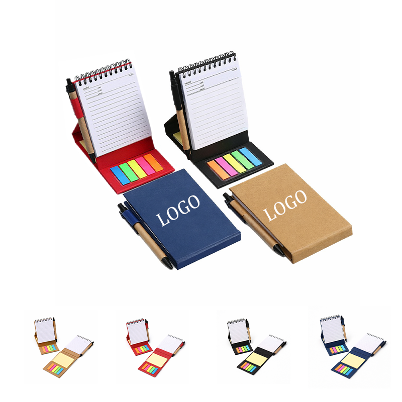 Portable Spiral Memo Notebook Set