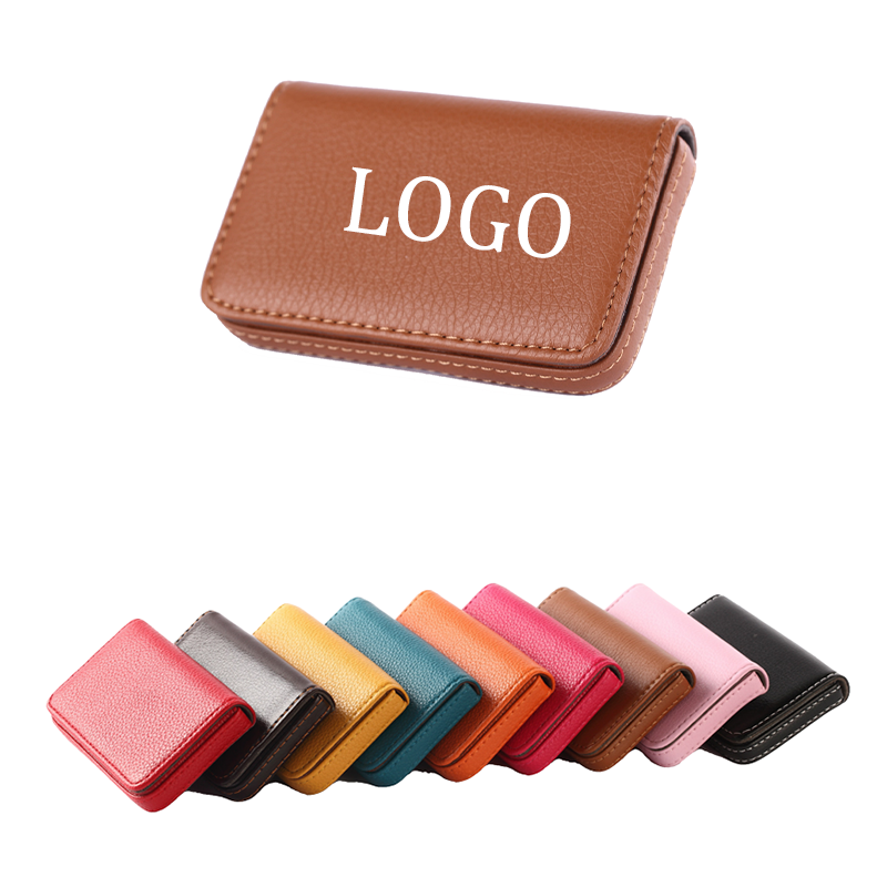 PU Magnetic Business Card Case
