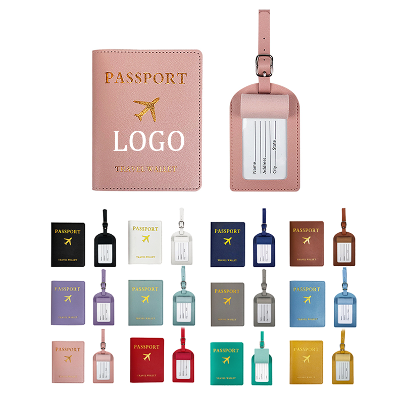 PU Travel Passport Holder & Luggage Tag