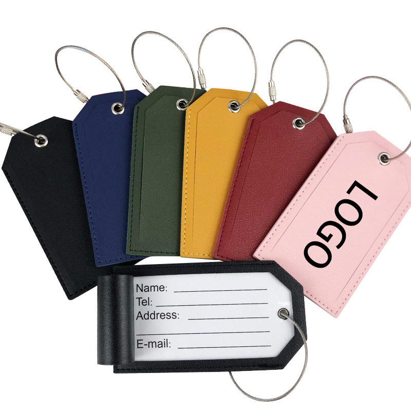 Travel PU Leather Suitcase Tag
