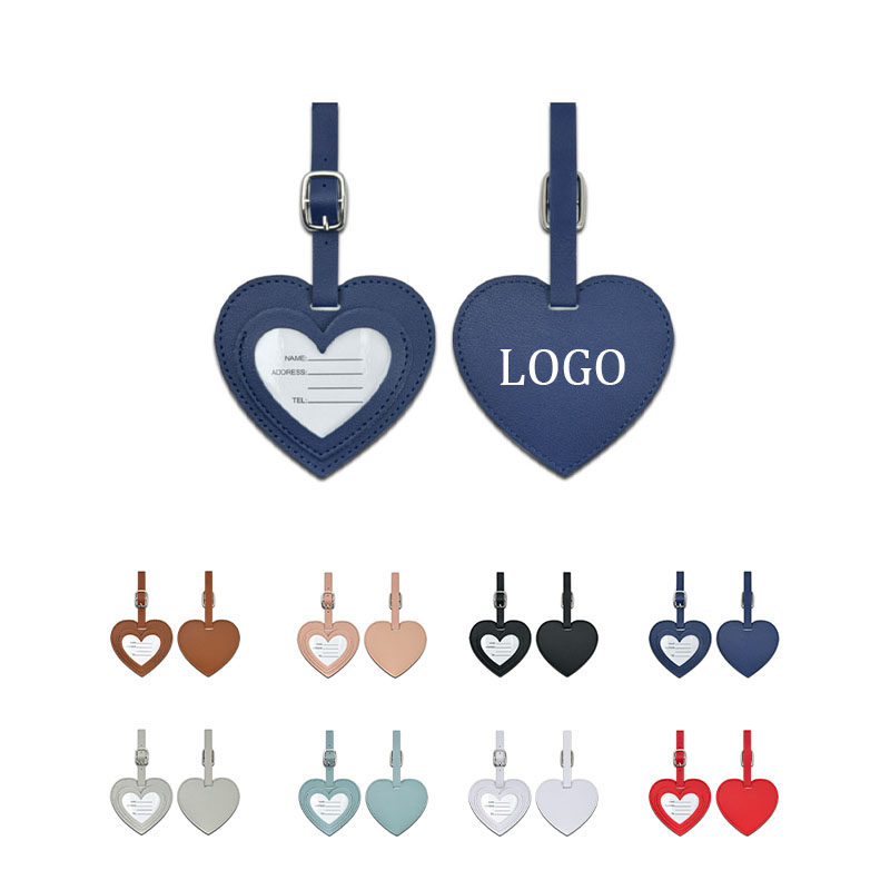 Heart-Shaped Travel Bag Tag