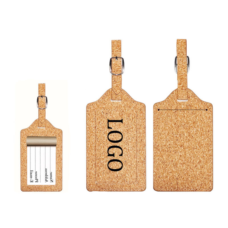 Sustainable Cork Travel Tag