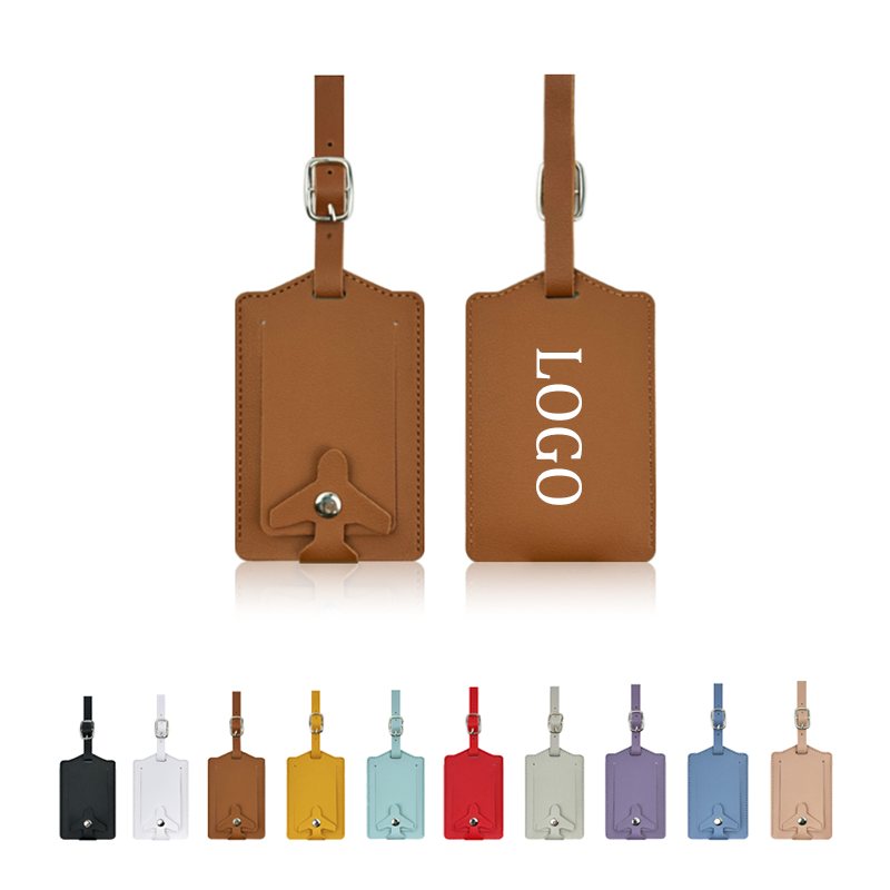 Premium PU Leather Luggage Tag