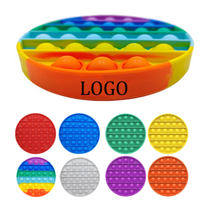 Round Silicone Fidget Popper Sensory Toy