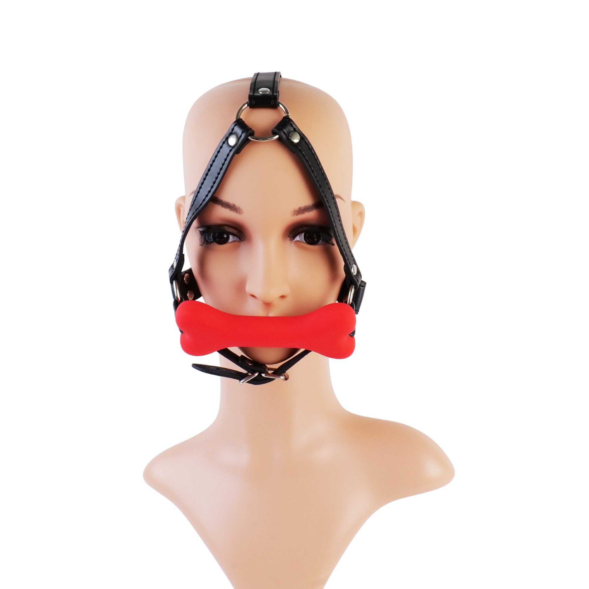 Dog bone mouth gag