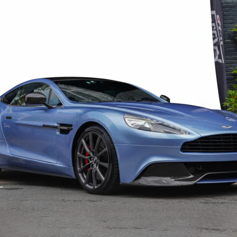 Ultra-Bright Metallic Misty Cyan Blue PET Car Wrap