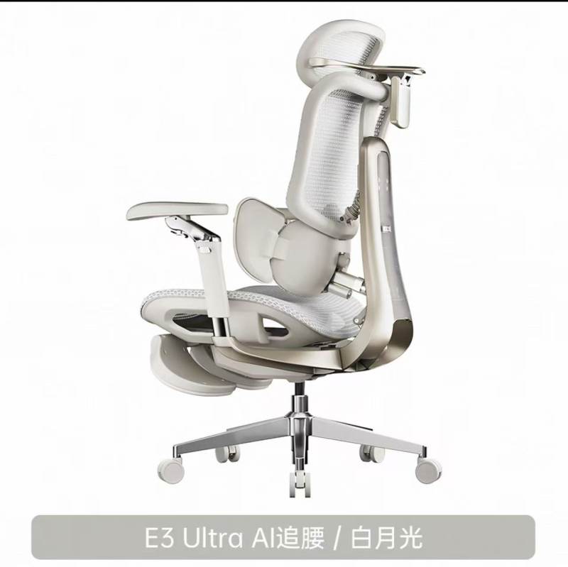 HBADA黑白調 E3 ULTRA 5.0 追腰人體工學椅