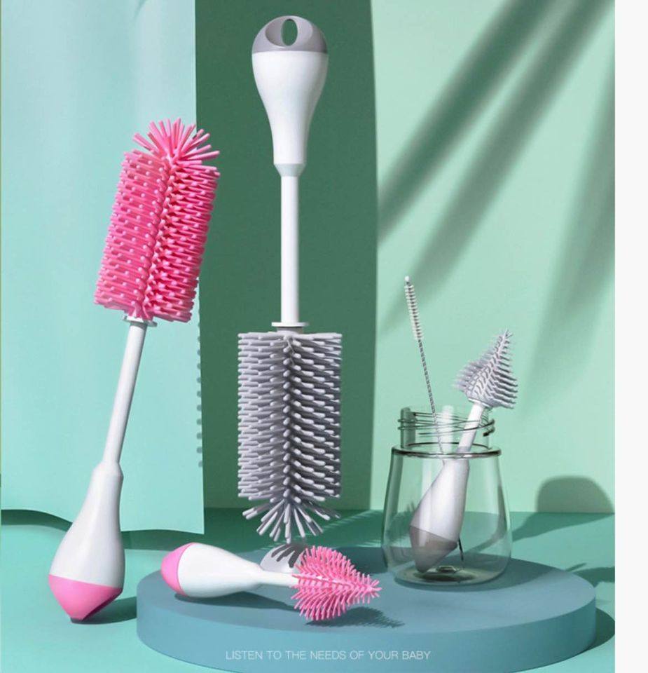 Silicone Bottle Brush Set