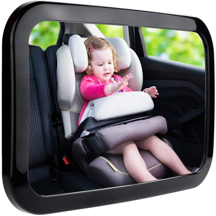 Baby Car Mirror-Wide View Shatterproof Adjustable Acrylic 360°for Backseat