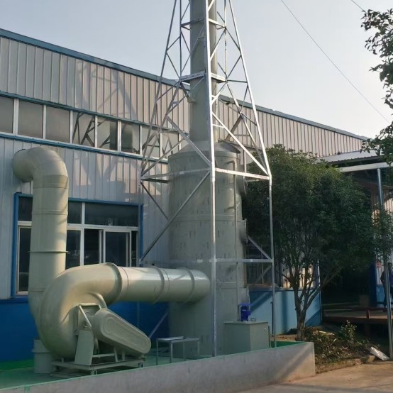 Waste gas treatment equipment