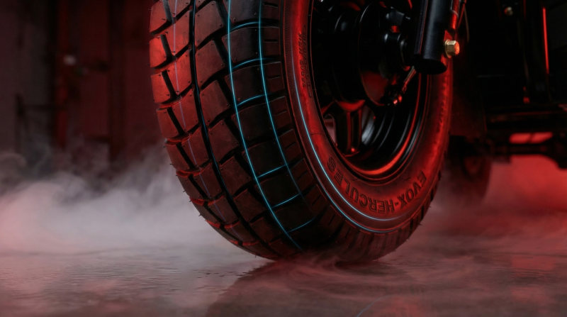 Large-sized wide tires