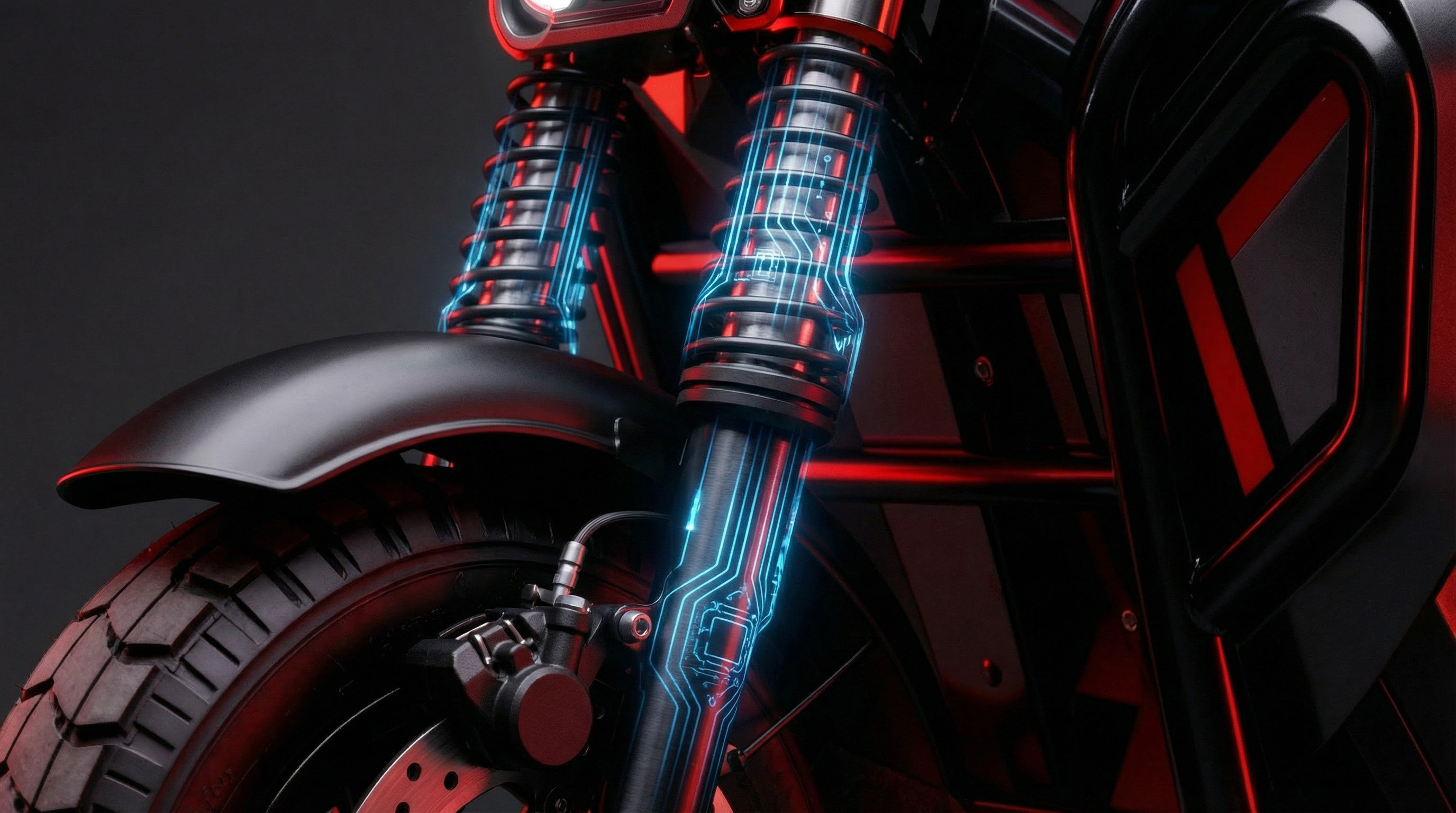 High-performance hydraulic shock absorption-0