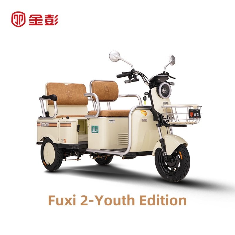 Electric passenger tricycle 500-800W 60V32A with gear shifter (Jinpeng-Fuxi2)