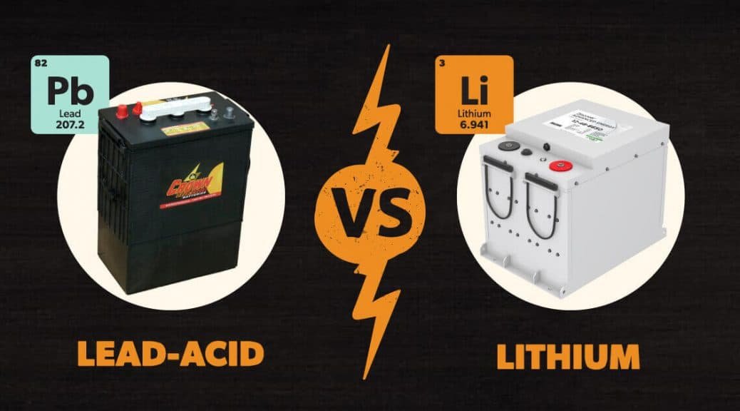 What's the diferences between lead-acid and lithium batteries?