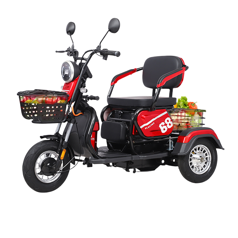 Electric passenger tricycle 1000W 60/72V 60-90Km lead-acid battery