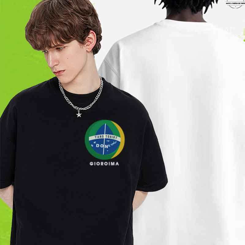 Uma das séries casuais de t-shirt masculina madura