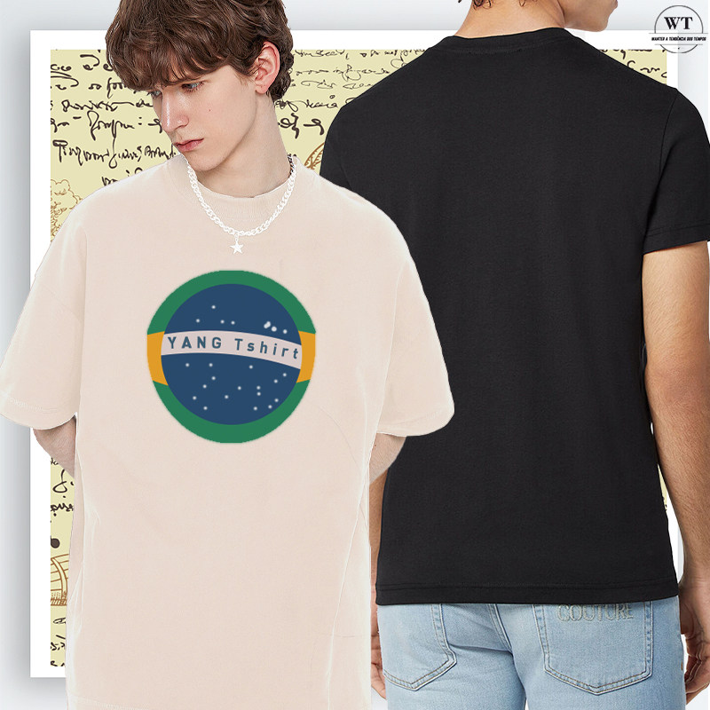 Uma das séries casuais de t-shirt masculina madura