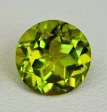 Natural Olivine Round