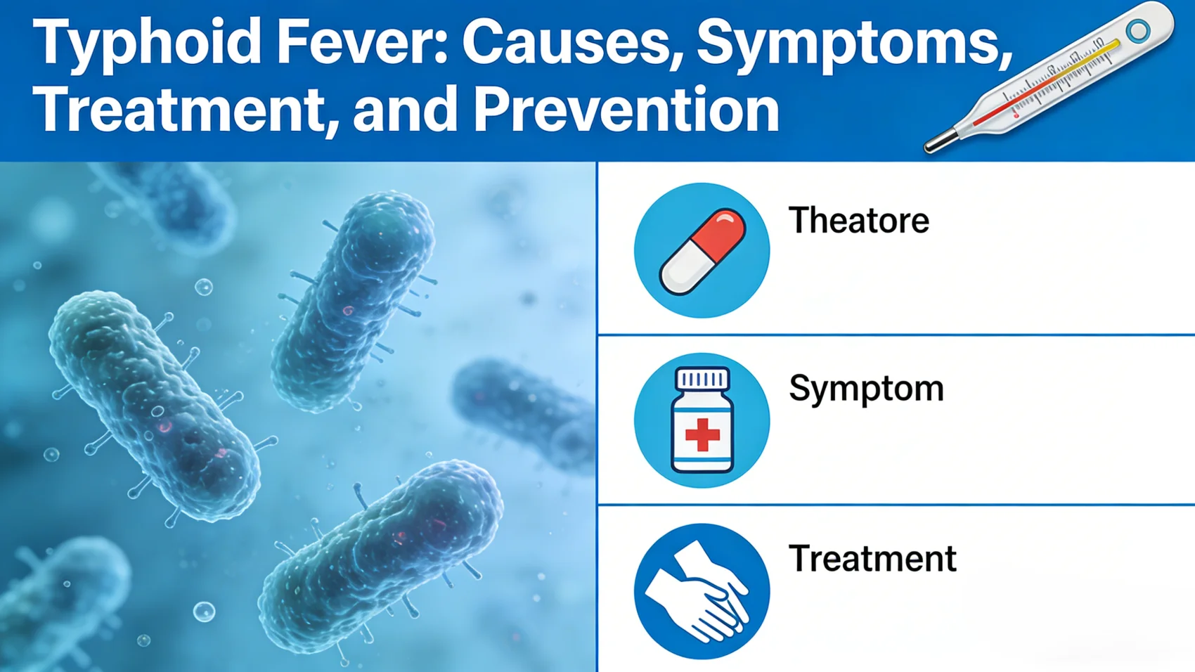Typhoid Fever: Causes, Symptoms, Treatment, and Prevention