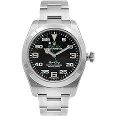  Rolex Air King Black Dial Stainless Steel Men's Watch 116900BKAO