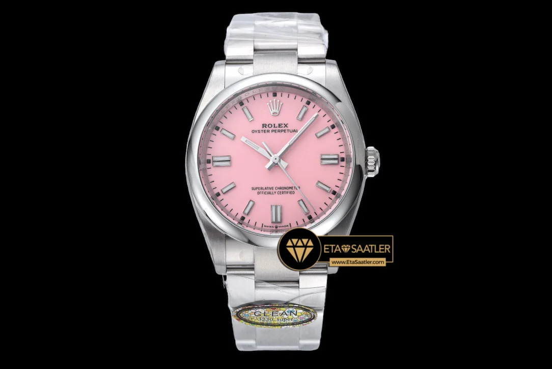  Rolex Oyster Perpetual 126000 Clean Factory Pink Dial Super Clone ETA