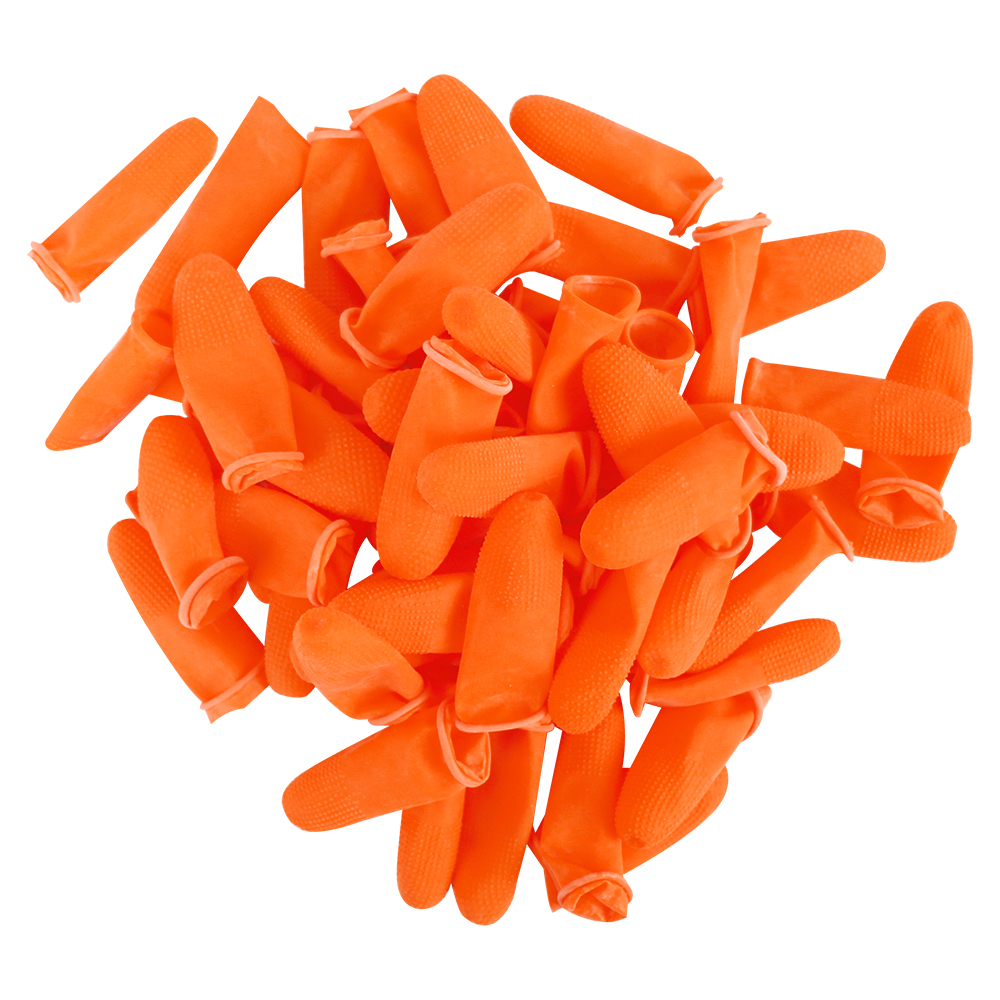 Orange-red Non-slip Finger Cots