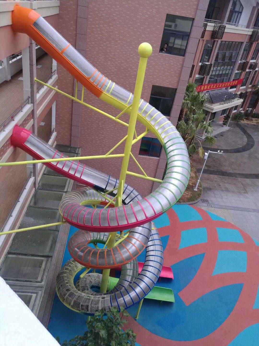 彩色不锈钢滑梯定制