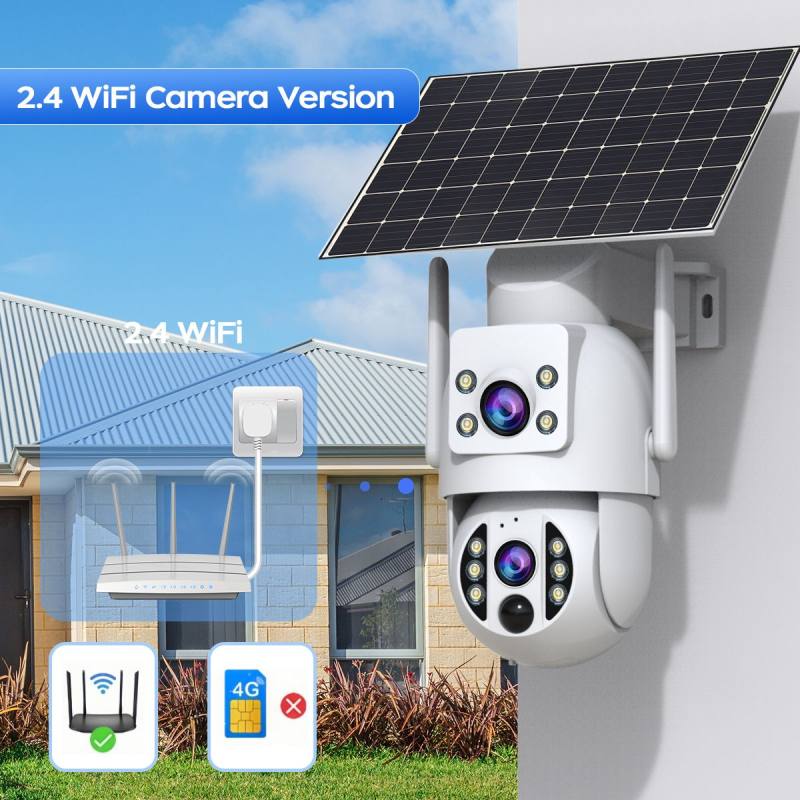 2MP Exceptional Night Vision Solar HD Security Camera for Comprehensive Surveillance