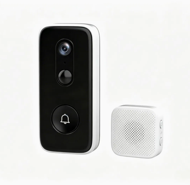 3MP Smart Video Doorbell with IR Night Vision and Two-Way Audio