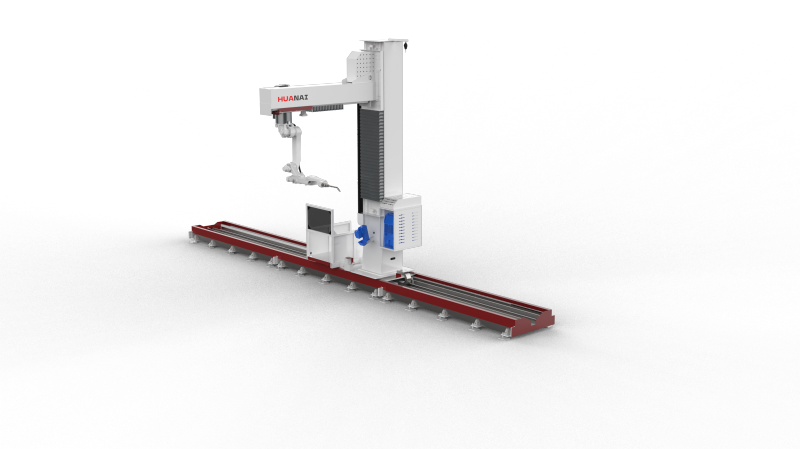 Nine-axis column cantilever inteligent welding Workstation -PY9X