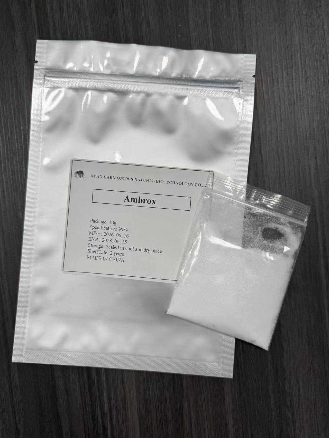 Xi'an Harmonious Natural Biotechnology Launches 10g High-Purity Ambrox Sample to Empower Global Fragrance R&D & Cross-Border Cooperation