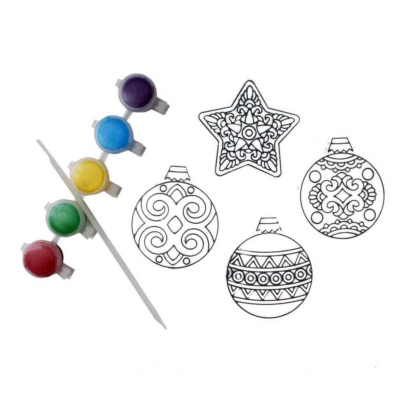 Christmas Tree Bauble Suncatcher Kit