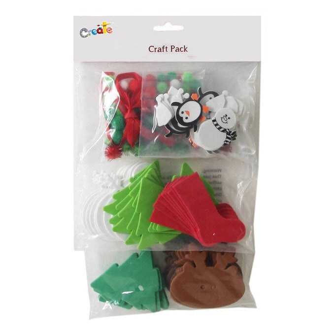 Christmas Foam Shape Craft Pack