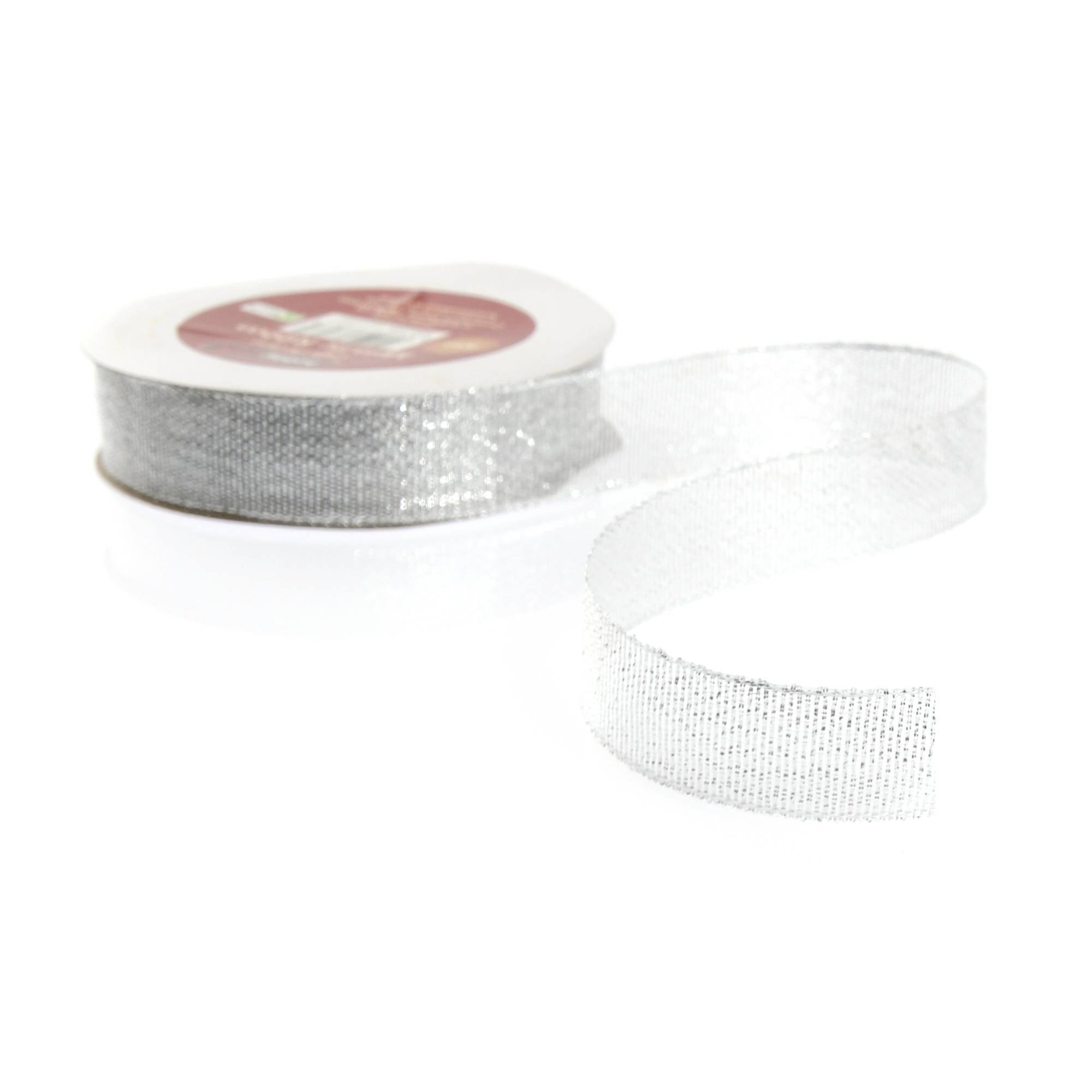 Silver Metallic Ribbon