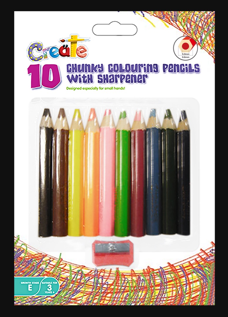 Chunky Coloring Pencils