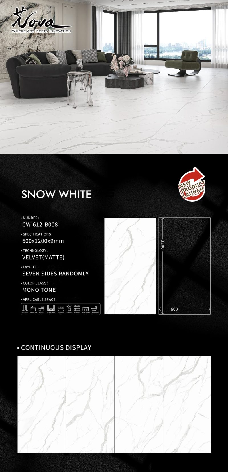 CW-612-B008细纹雪花白