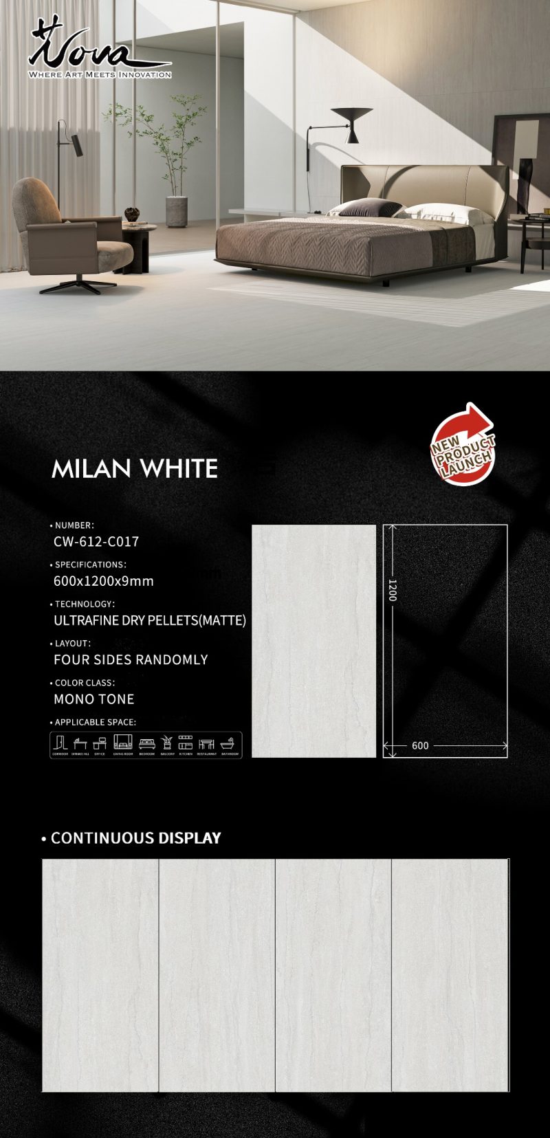 CW-612-C017米兰白