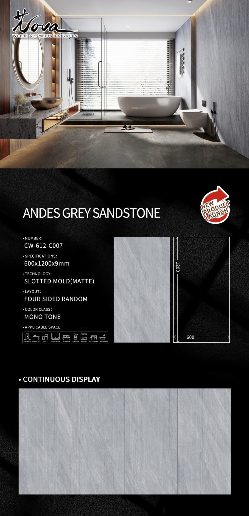 SN-2709LCMJ46安第斯浅灰砂岩