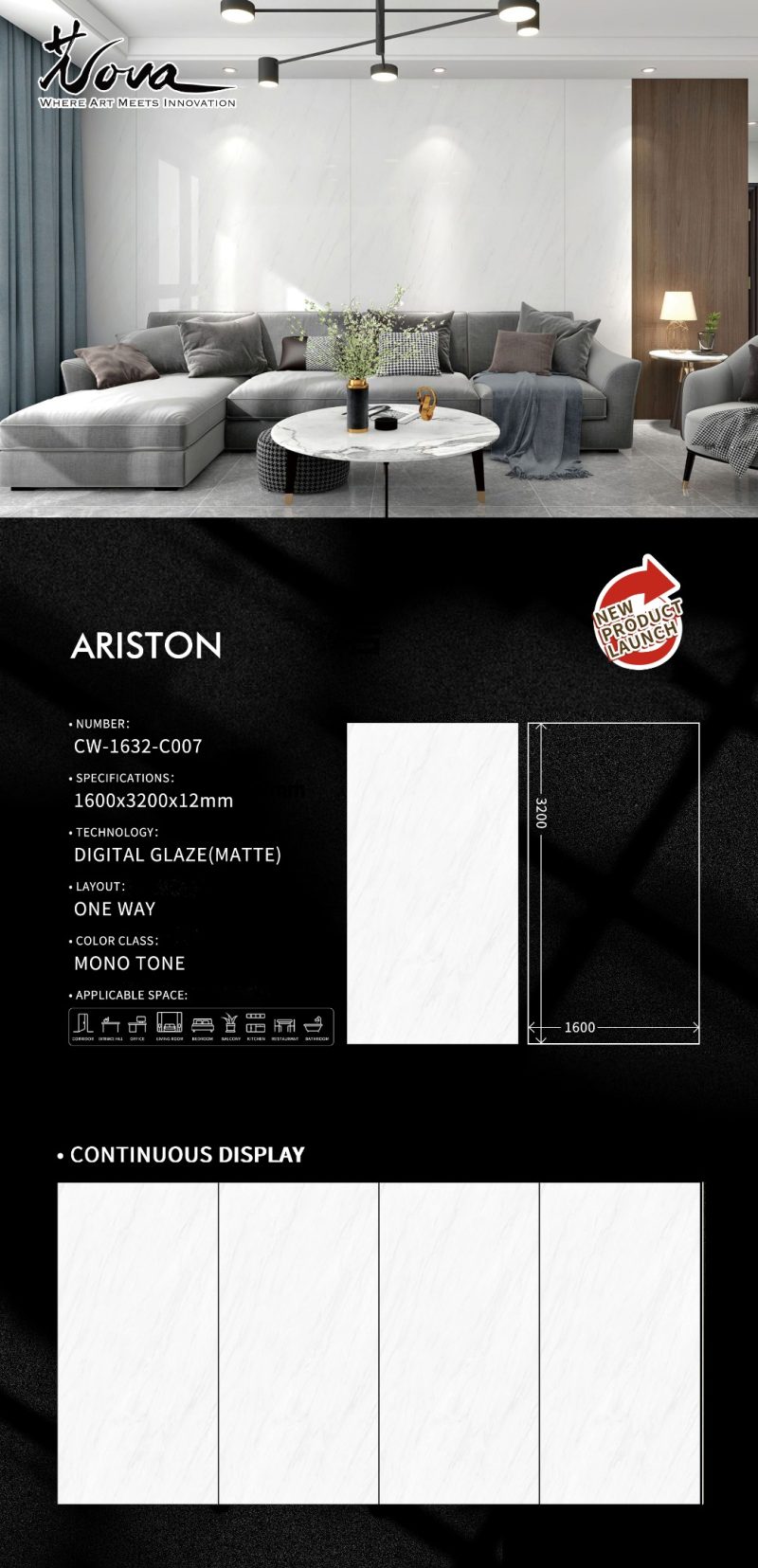 CW-1632-C007特级雅士白ARISTON