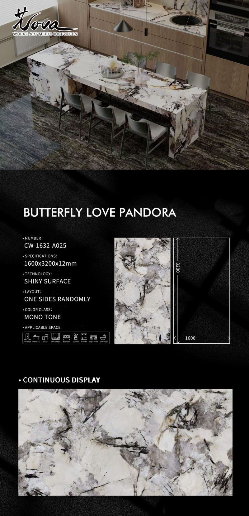 CW-1632-A025蝶恋花潘多拉BUTTERFLY LOVE PANDORA