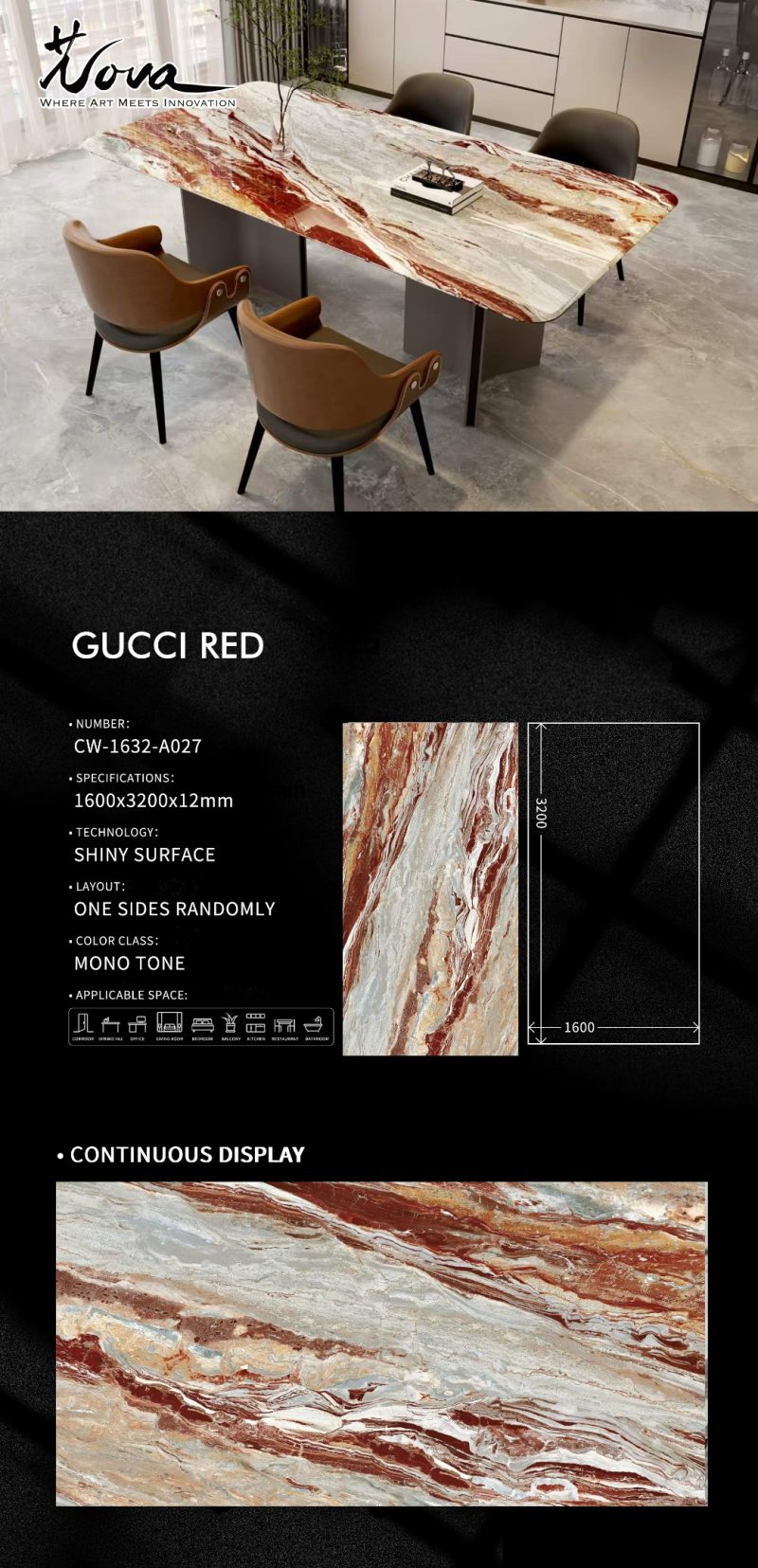 CW-1632-A027古驰红GUCCI RED