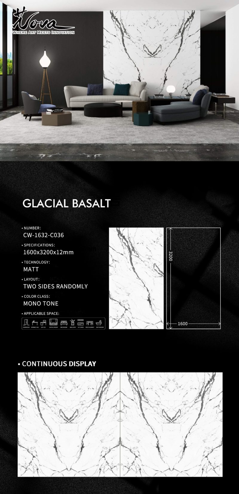 CW-1632-C036冰川玄岩GLACIAL BASALT