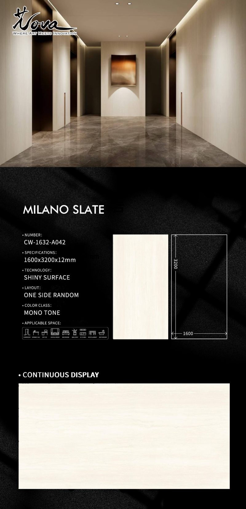 CW-1632-A042米兰洞石MILANO SLATE