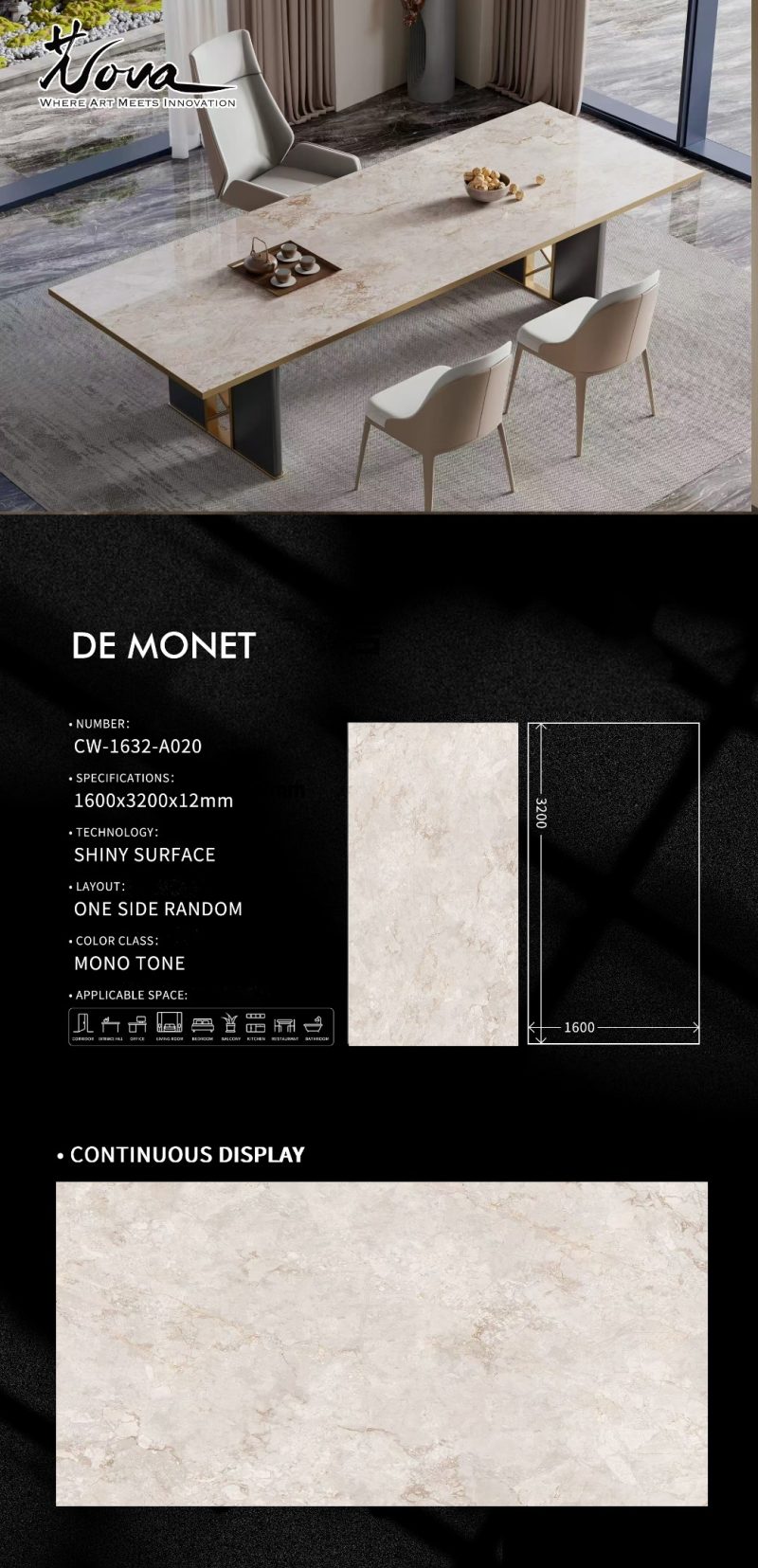 CW-1632-A020莫奈花园 DE MONET