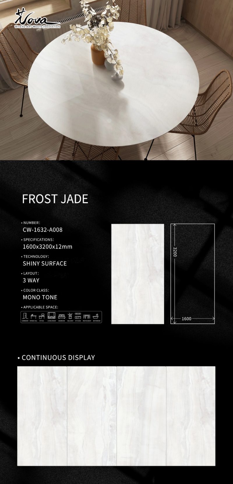 CW-1632-A008冰川白玉FROST JADE