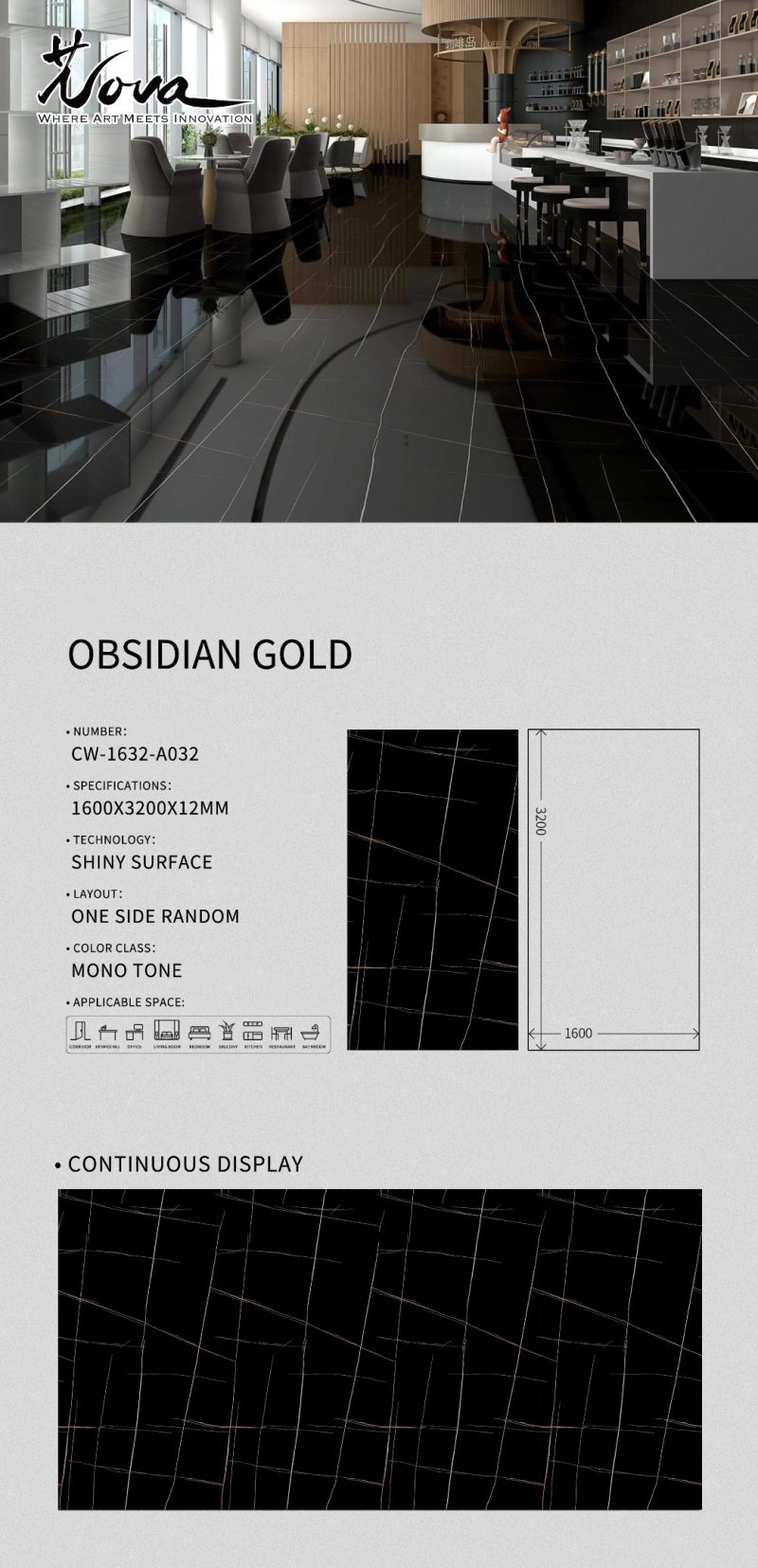 CW-1632-A032雅伦黑金OBSIDIAN GOLD