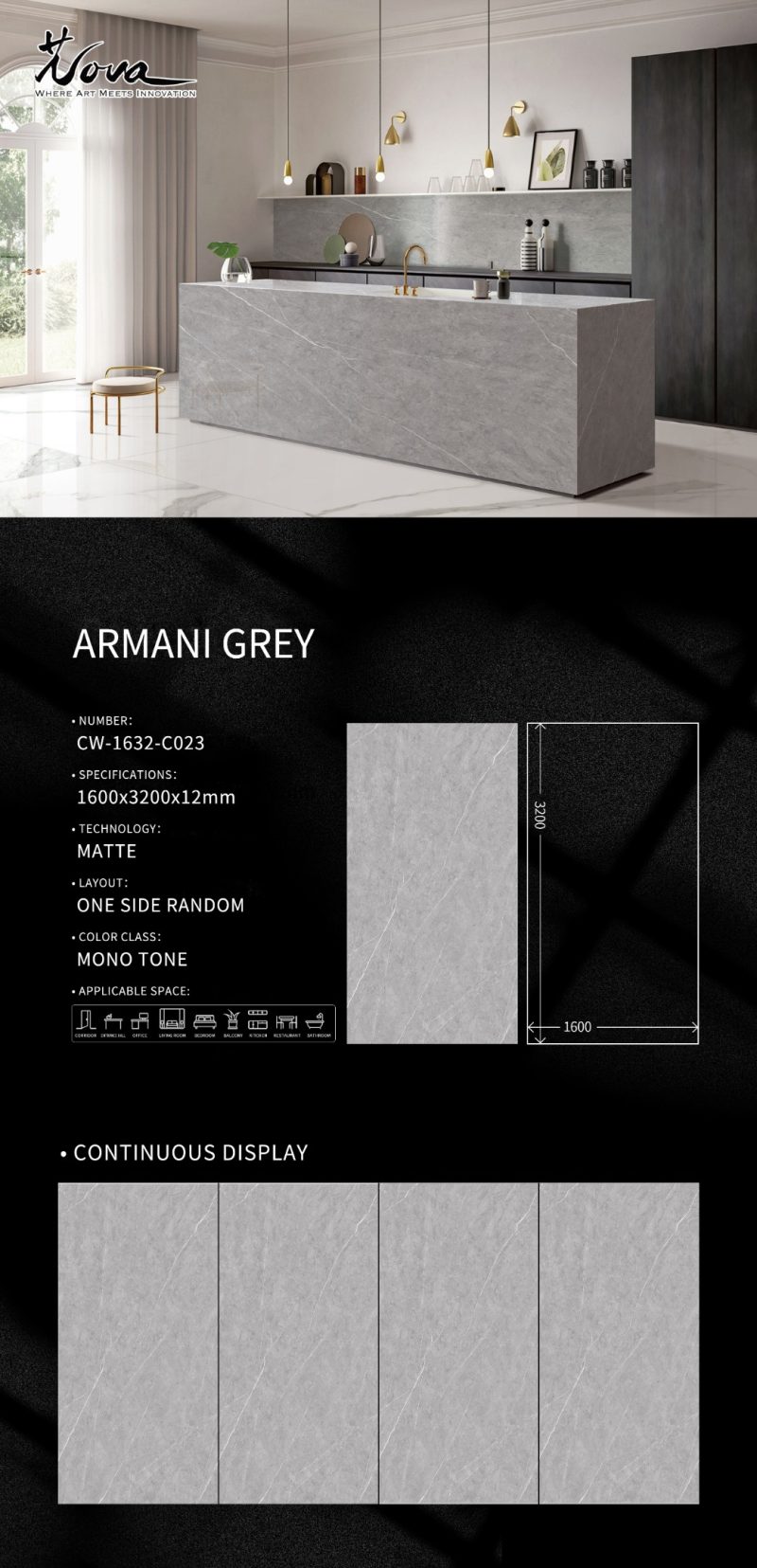 CW-1632-C023阿玛尼浅灰ARMANI GREY