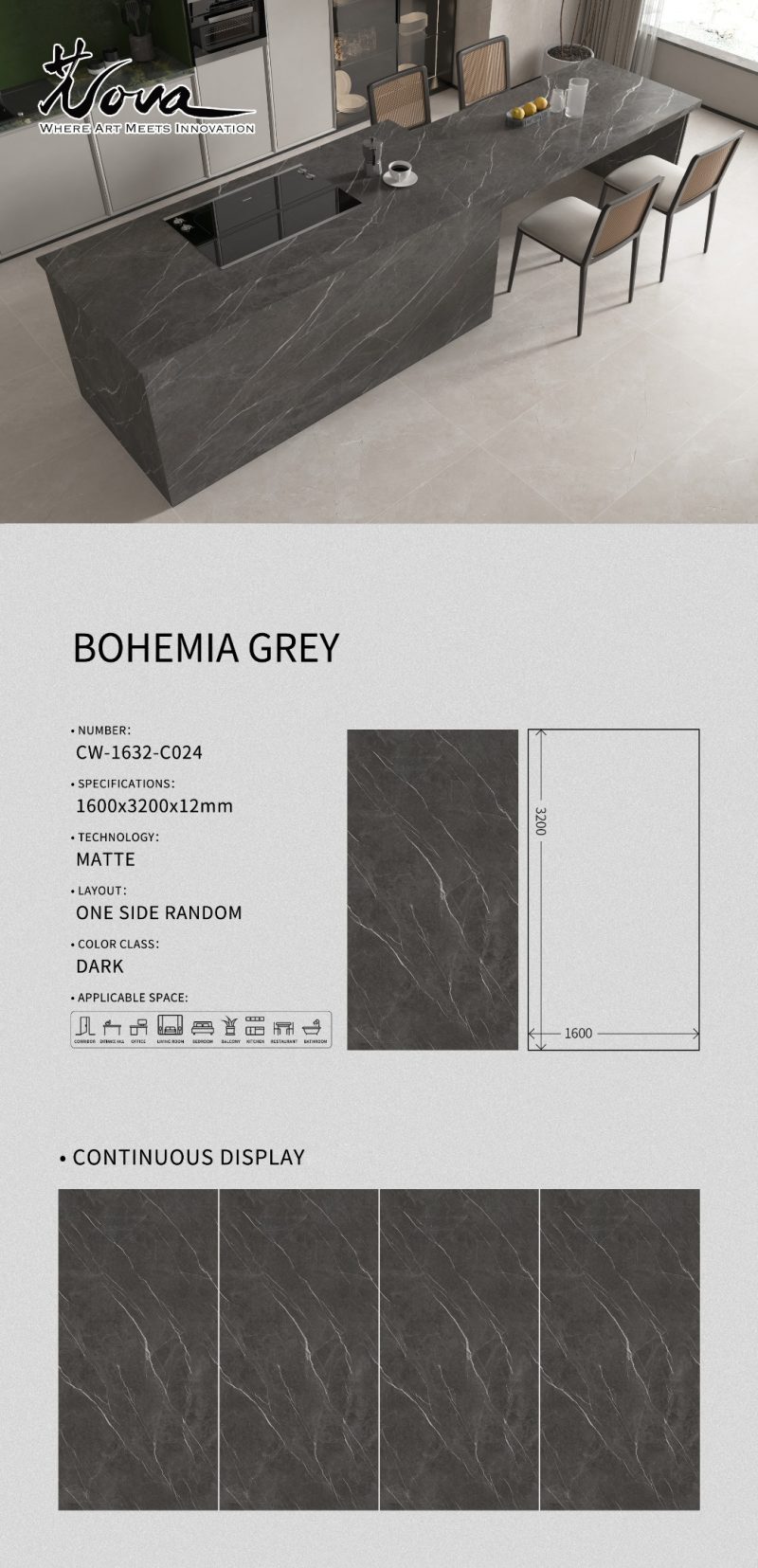 CW-1632-C024波西米亚灰BOHEMIA GREY