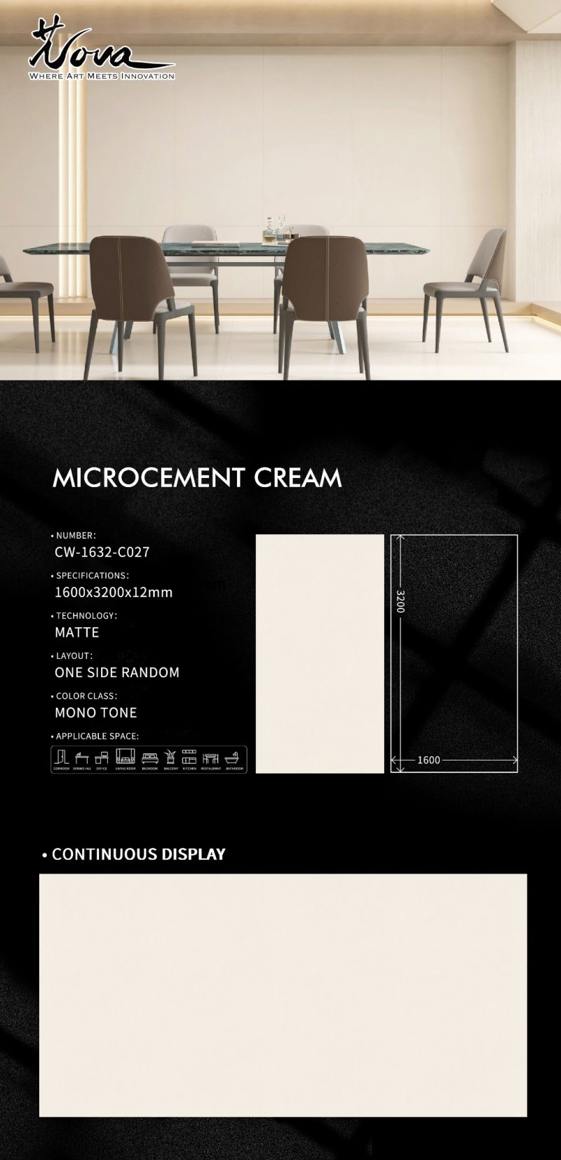 CW-1632-C027微水泥奶黄MICROCEMENT CREAM